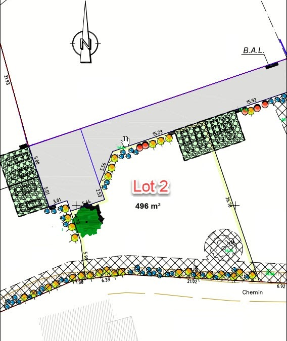 Terrain sur Moliets et Maa – Lot 2 – 496 m2
